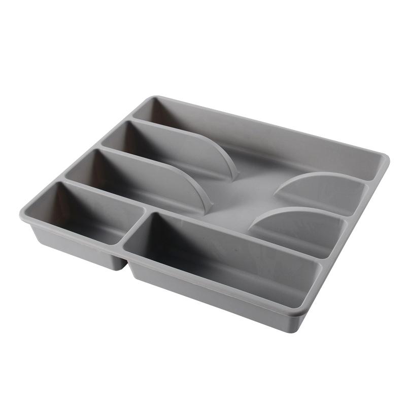 Кухонный ящик Органайзер для столовых приборов Держатель для серебра Разделитель для кухонной утвари Коробка Пластиковый лоток для хранения столовых приборов Принадлежности для дома и ресторана