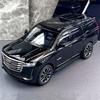 AABHT1 1/24 Cadillac Escalade SUV Alloy Luxy Car Model Diecasts Metal Off-road Vehicles Car Model Simulation Sound Light Kids Toys Gift