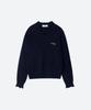 MOONSUN M.C Lace V Neck Knit / Navy