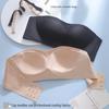 Women's Seamless Invisible Bandeau - Non-Slip Strapless Jelly Bra
