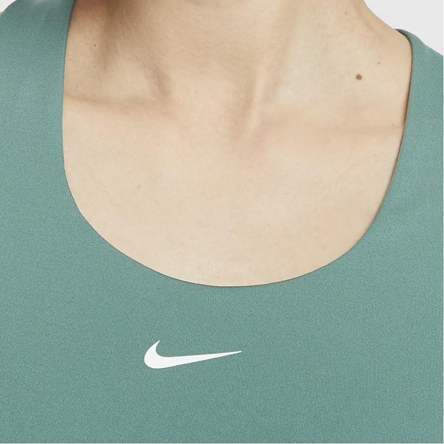 Nike Swoosh однотонный круглый вырез с подкладкой повседневный спортивный безрукавный жилет женские топы прибрежно-голубой DV9898-361