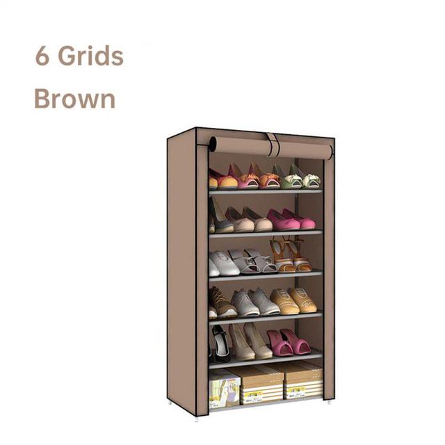 Multi-ayer Shoe Rack Removable Storage Shelf Space-saving Shoe Modern Shoes Organizer Stand Holder Home Furniture Shoe Cabinet