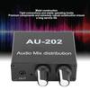 Independent Volume Control Small Sound Mixer 3.5mm Dual-Channel Stereo Mixer  For Headphone