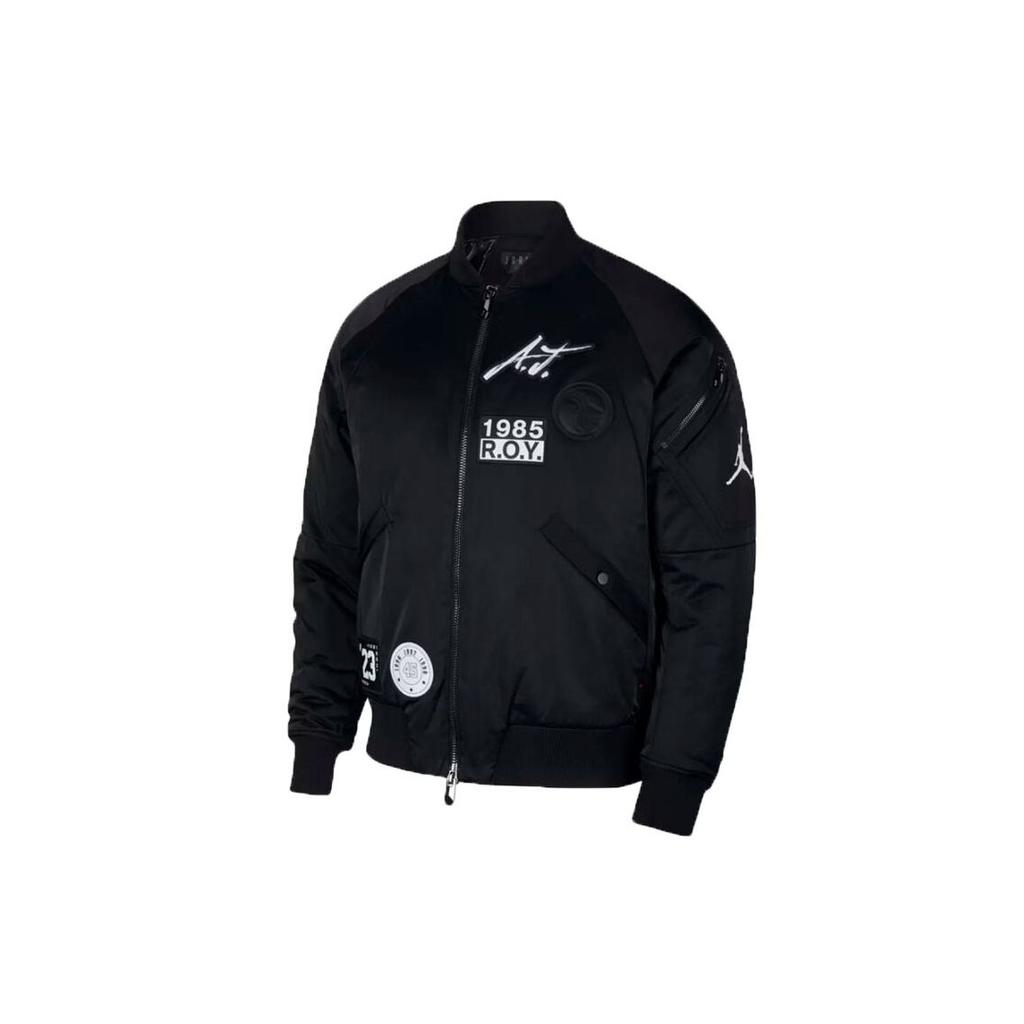 Jordan MA-1 Bomber Flight Jacket Men Outerwear Black AV5999-010