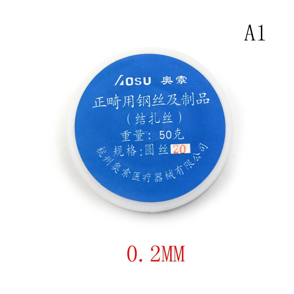 Стоматологическая проволока из нержавеющей стали 0,2-0,5 мм, ортодонтические инструменты