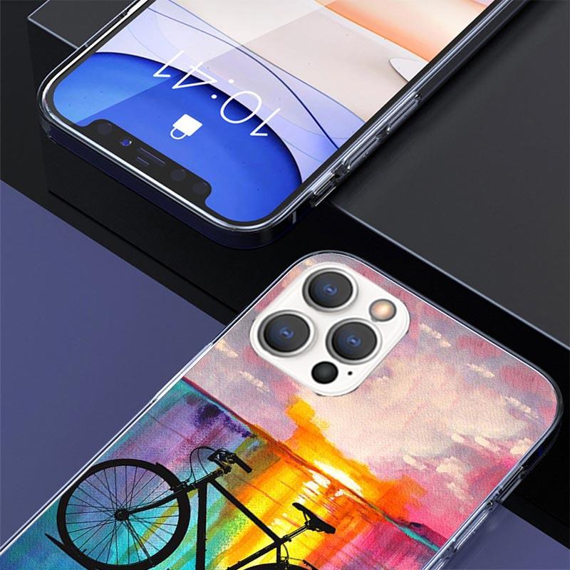 Спортивный чехол-держатель для телефона на велосипед для Apple iphone 16 15 14 13 12 Mini 11 Pro Max 16E X XS XR 7 Plus 8 + SE 2020 Модный Fundas