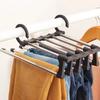 Stainless Steel Pants Hanger Closet Trouser Racks  for Pants Jeans Leggings Trousers Skirts