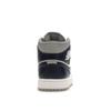 Air Jordan 1 Mid Wolf Grey Midnight Navy Мужские кроссовки белые DQ8426-104