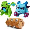 25-36CM Bandai Tribal Flying Plush Dragon Baby Royal Revenge Rolling Wood Doll Stuffed Animal Pillow Conflict War Toy Model