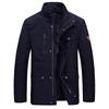 Men's Mid-Length Loose-Fit Jacket for Spring & Autumn - Large Size, Casual Style for Middle-Aged Men