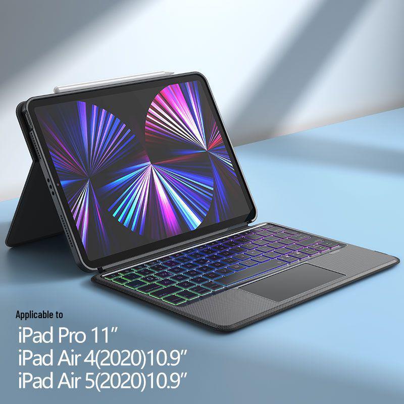 Совместимая клавиатура Magic Keyboard для Apple iPad Pro/Air 10,9", 11", 12,9" (Воздух 4/5/6/7) Bluetooth.