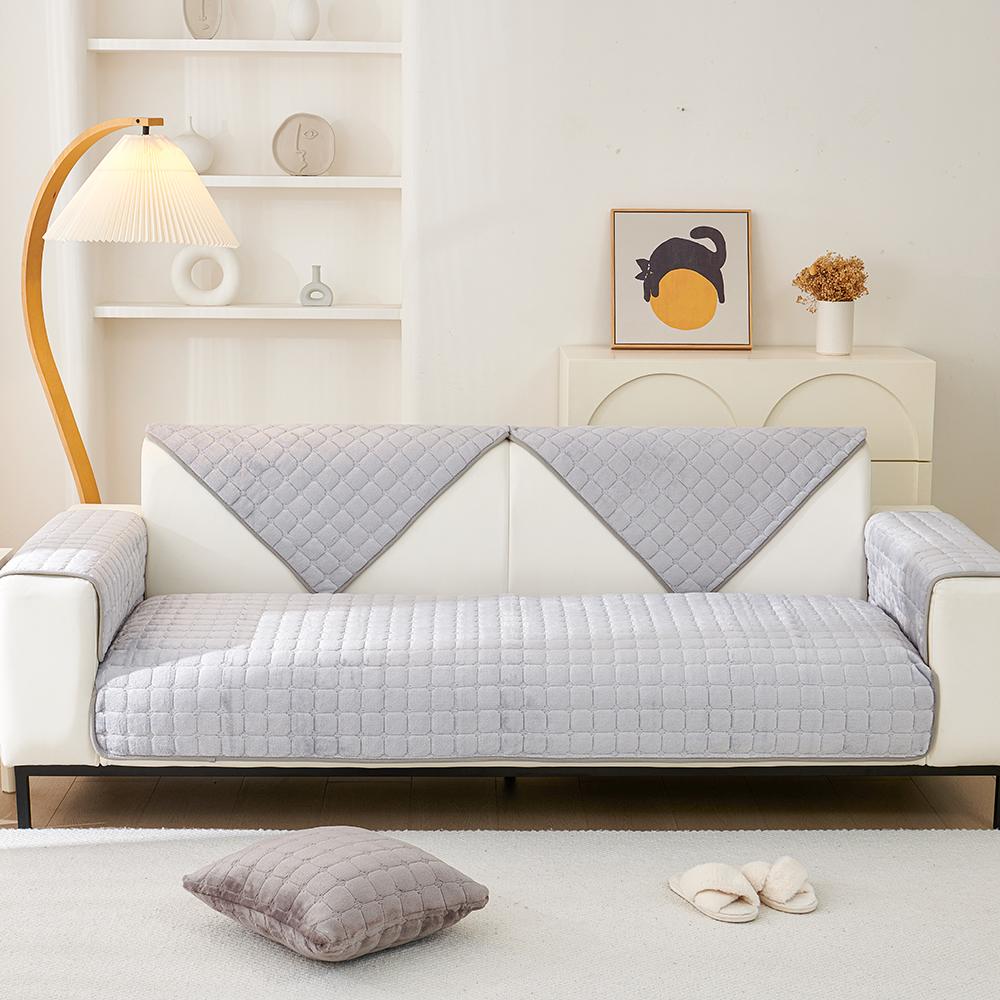 Чехол на подушку для дивана, толстые плюшевые подушки, защитный чехол для дивана для гостиной, универсальный чехол для диванной подушки, 1/2/3/4 сиденья