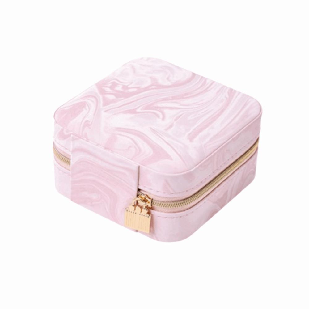 Portable Earrings Necklace Ring Jewelry Box Layered Jewelry Display Case Jewelry Storage Box Gift