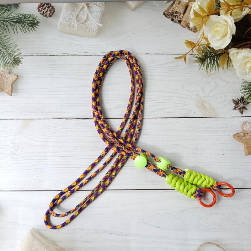 Регулируемый плетеный кроссбоди шнурок для телефона с защитой от потери, с задним зажимом и ремешком для лыжной перчатки