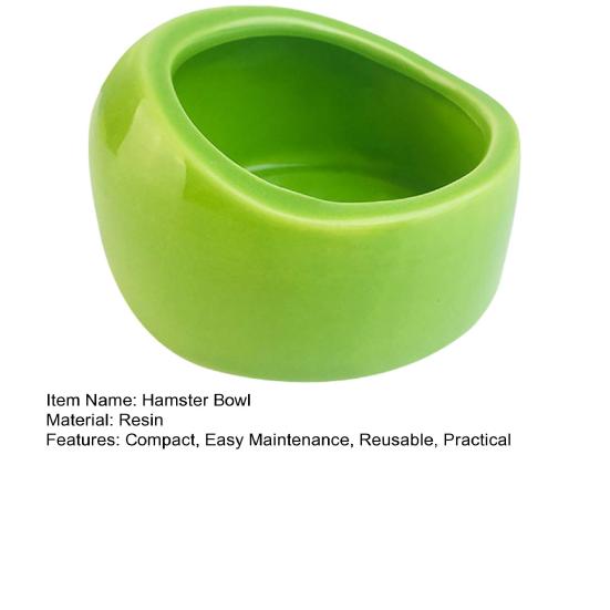 Small Animal Bowl Hamster Food And Water Dish Pet Feeding Bowl Overturn-free Feeder for Guinea Pigs Rabbits Hedgehogs Parrots