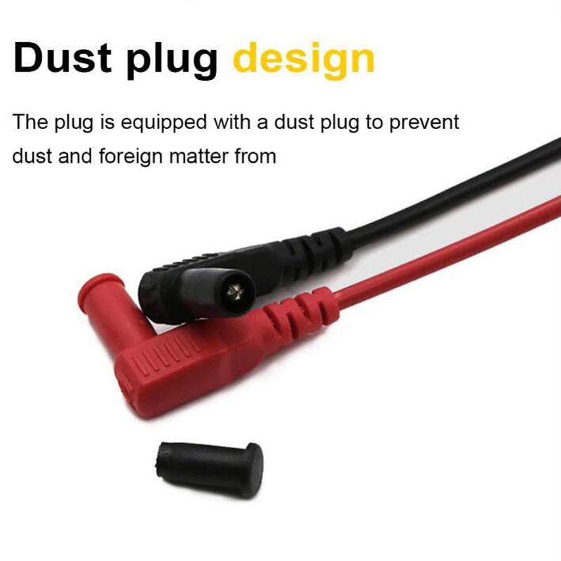 Цифровой мультиметр щуп пинцет SMD индуктор измерительные провода зажим игла наконечник кабель для измерителя набор для резистора конденсатора тестовая ручка