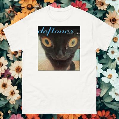 2025 Deftones Хлопковая Футболка с Изображением Певца и Группы Мужская Женская Хип-Хоп Рок Футболка Модная Футболка с Коротким Рукавом Летние Оверсайз Футболки Топы