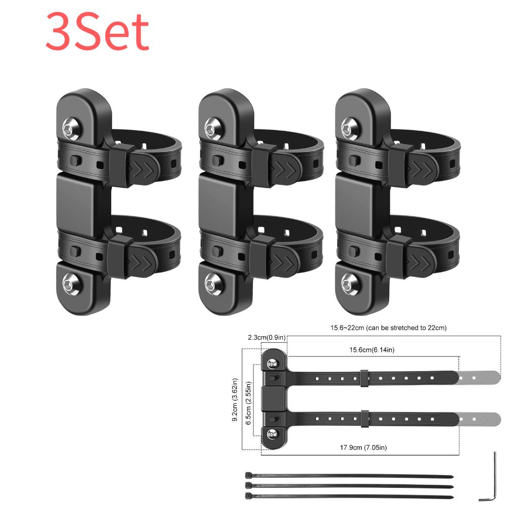 1-5setBike Bottle Cage Mounting Base Silicone Bike Water Bottle Cage Mount Bracket Multifunctional for MTB Road Mountain Bicycle