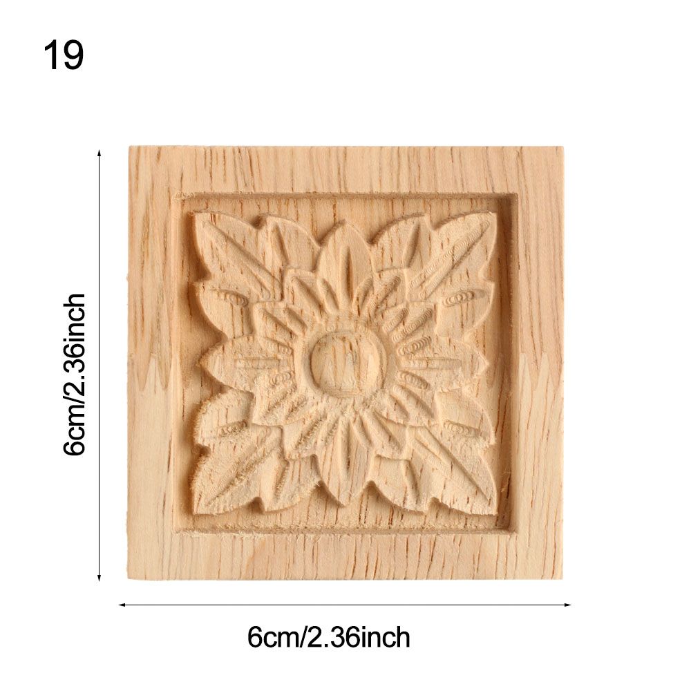 Style Decoration Crafts Vintage Wood Carved Cabinet Seat Feets Furniture Foot Legs Home Decor