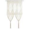 VidaXL Macramé Curtain 140x240 Cm Cotton