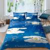Cinnamoroll patterned soft and comfortable duvet cover, children's bedding set, available in king, large, single and double size