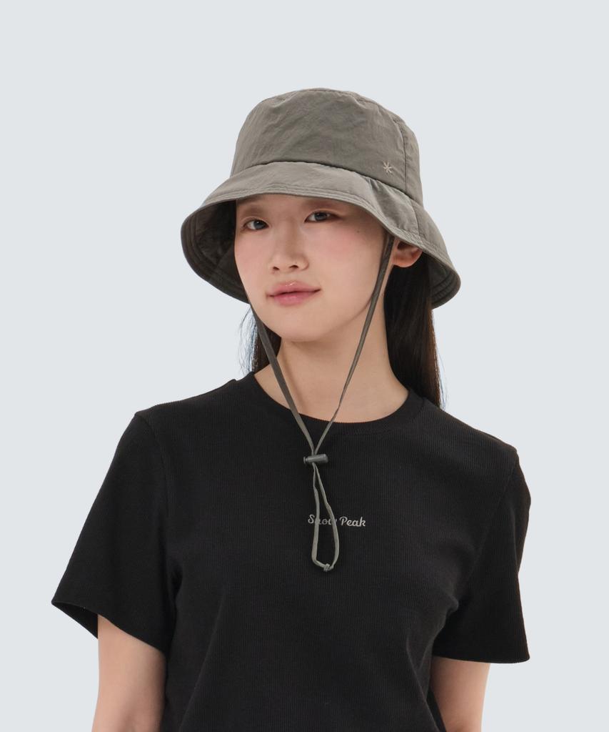 SNOWPEAK APPAREL Яркая женская шляпа (S25Swfha78) Темный хаки