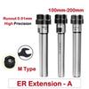 C-8-10-12-16-20-25-mm ER-8-11-16-20-A Straight Shank Extension Mini Collet Chuck