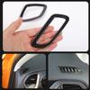 ABS Car Steering Wheel Headlight Switch Decoration Ring Central Air Vent Cover Stickers For Jeep Renegade 2017-2020 Car Exterior Accessories