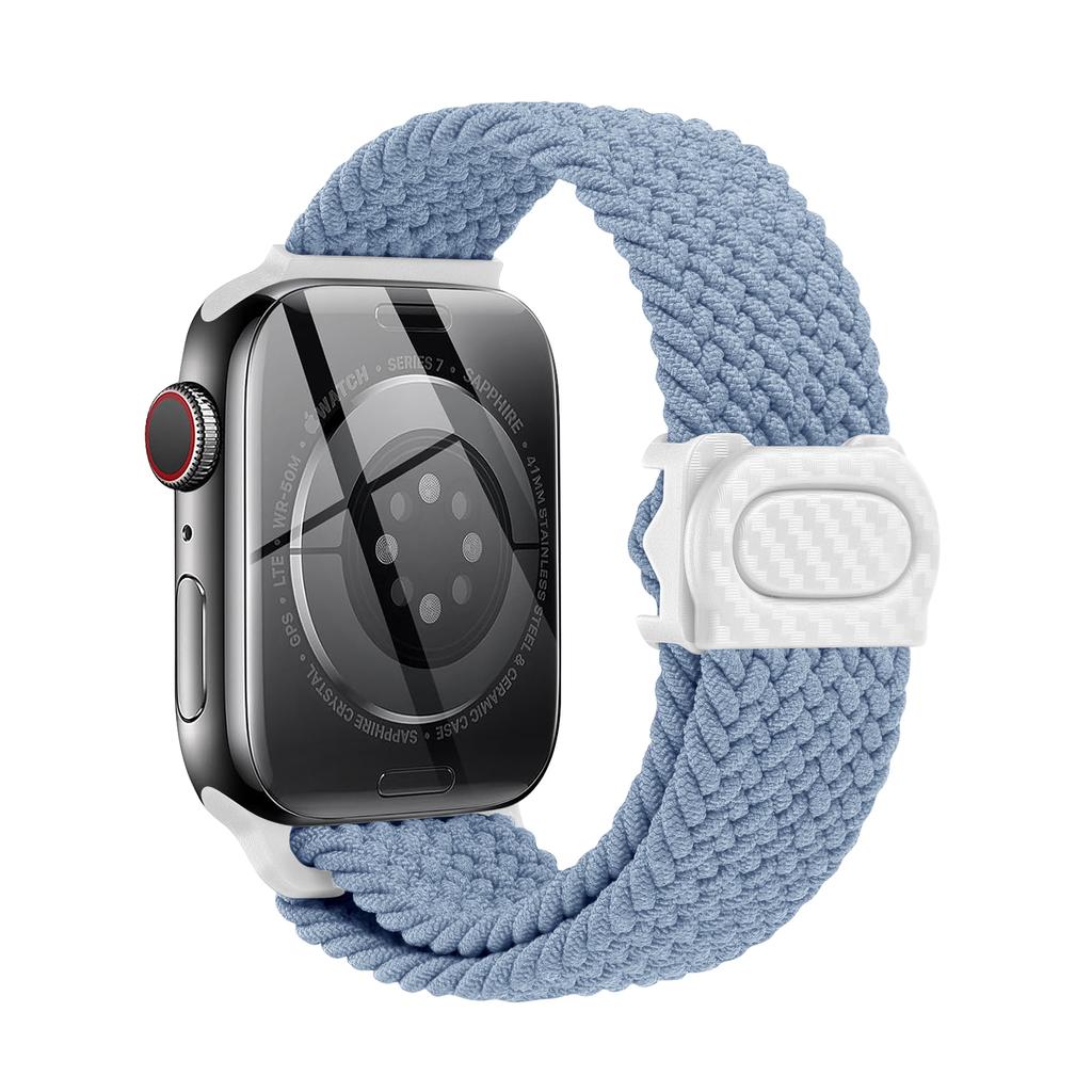 Плетеный ремешок для Apple Watch Series 10 9 8 7 6 5 4 se Ultra 2 49мм 46мм 42мм 44мм 40мм 45мм 41мм Correa Браслет Ремешки iWatch
