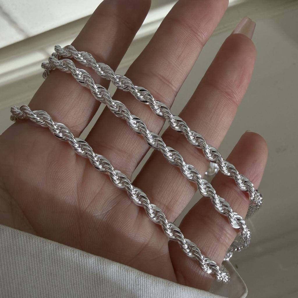 Серебряные ожерелья S925 для женщин Простые минималистичные ожерелья с подвесками Простые 50 60 СМ Цепочка Ожерелье Подарок на день рождения
