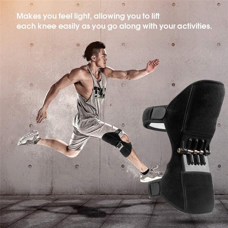 Усилитель колена Подъем слабого колена Поддержка суставов Здравоохранение Ного Растяжитель Пружинный стабилизатор Упражнение в спортзале