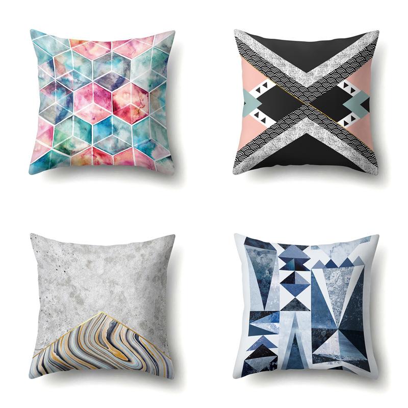 Polyester Pillowcase Automobile Decoration Home Printed Pillowcase