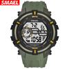 SMAEL Многофункциональные спортивные часы Мужские водонепроницаемые светящиеся в темноте модные электронные часы