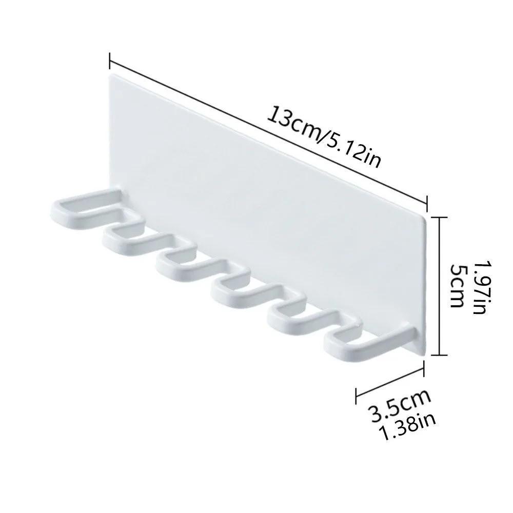 Подставка для хранения зубных щеток с 5 слотами, настенный металлический органайзер для зубных щеток, самоклеящийся, прочный, органайзер для ванной комнаты, ванная комната
