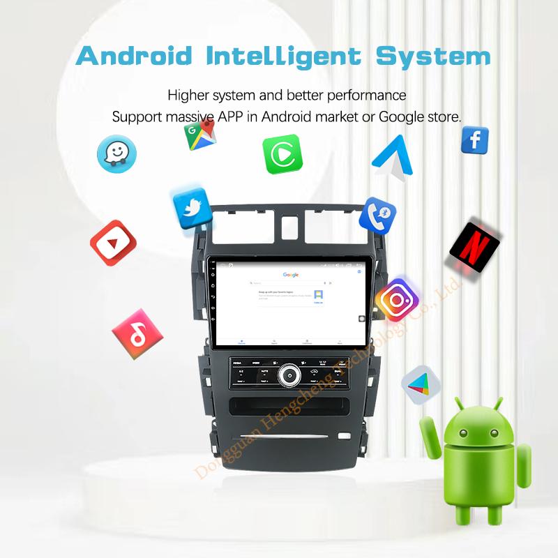 9Inch For Nissan Teana J31 SM5 2003-2007 GPS Navigation Radio Android12 8+128G 8Core CarPlay 4G 360Camera Car Multimedia Player