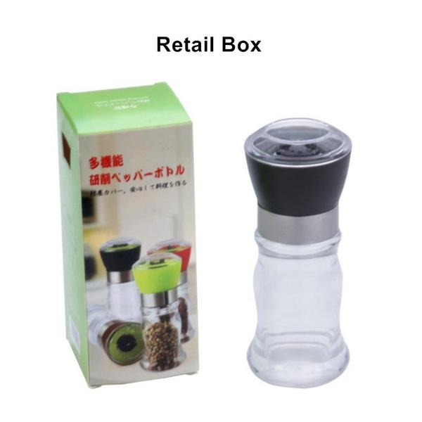 4 Color Options Manual Salt And Pepper Mill Grinder Adjustable Coarseness Peppers Grinders Seasoning Muller Kitchen Accessories Cookware Spice Milling