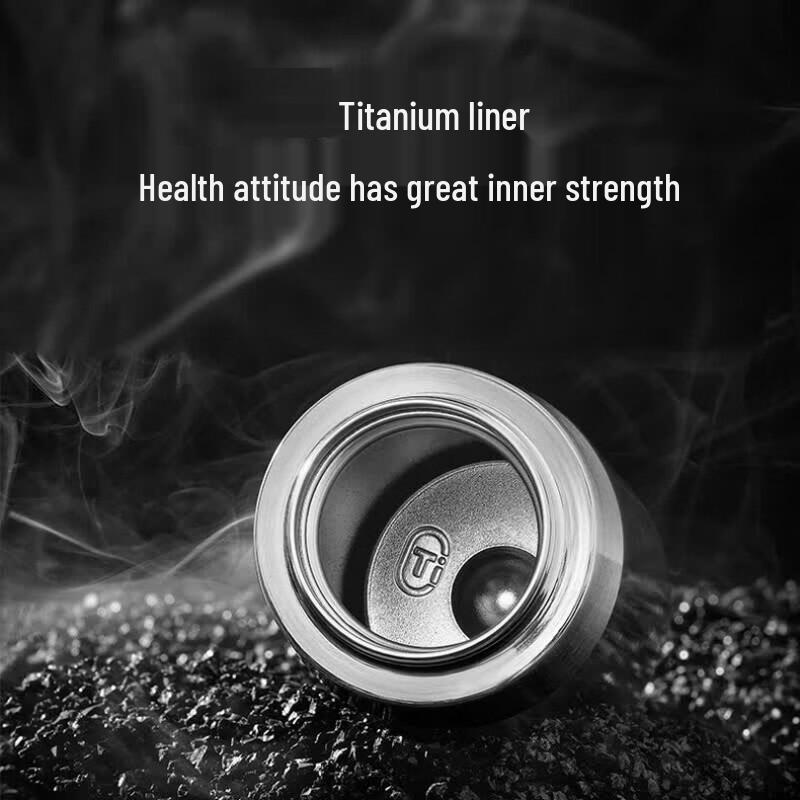 ASD Titanium Vacuum Insulated Portable Thermos Mug