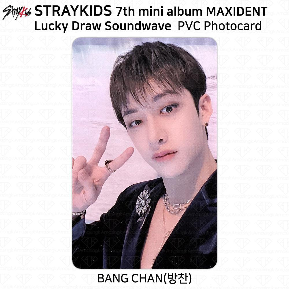 Stray Kids 7-й мини-альбом Maxident SoundWave 1-й розыгрыш фотокарточки KPOP