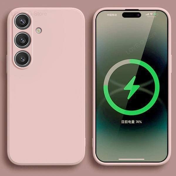 Для S24 S23 S22 Ultra Чехлы Жидкий силиконовый чехол Для Samsung Galaxy S24 S23 S22 Ultra Plus S24Ultra Чехлы Чехлы Аксессуары
