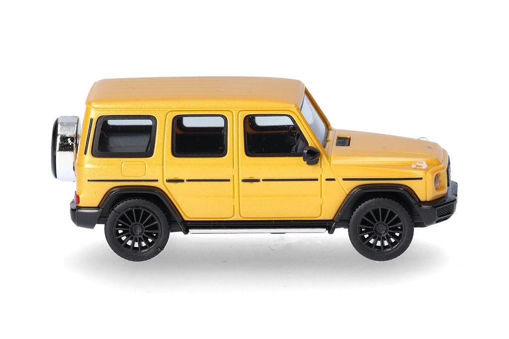 Herpa Yellow Metallic Herpa HO Scale Diecast Car 1/87 Mercedes-Benz G-Class G-Class
