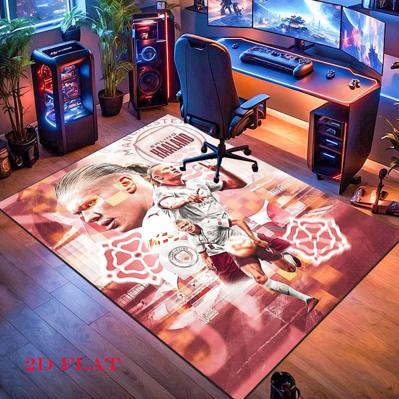 Vinicius Jr. Rise Poster Carpet Rug for Living Room Bedroom Home Sofa Decoration,Kids play Nonslip Floor Mat