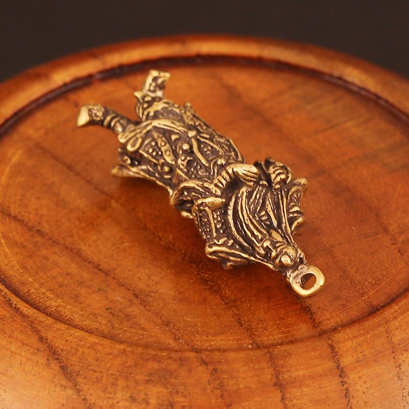 Guan Gong Ornament Chinese Style God of Wealth Figurine Miniature Statue