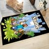 Custom Name Minecraft Adventure Quest Carpet Rug Customizable Soft Washable Anti-Slip Home Living Room Sofa Mats Personalized Rug. 0909408
