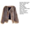 Auutmn Winter Lady Cardigan Coat Furry Plush Buckle And Strap Decor V Neck Long Sleeves Thickened Solid Color Faux Fur Knitted Sweater Jacket