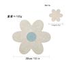 ins spring and summer explosion flower leather placemat thermal insulation waterproof oil-proof thermal insulation mat dining table mat petal coaster