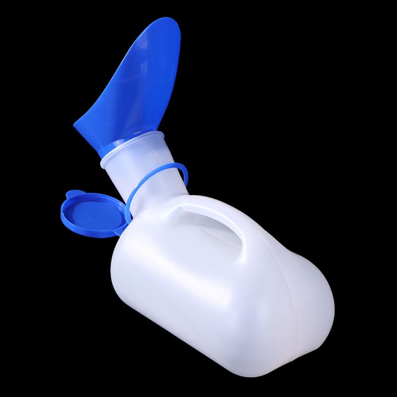 1000 мл Унисекс Писсуар Мобильный туалет Инструмент для сбора мочи Большой емкости Дорожный писсуар Бутылка для мочи Утолщенная Автомобильная дорожная бутылка для мочи