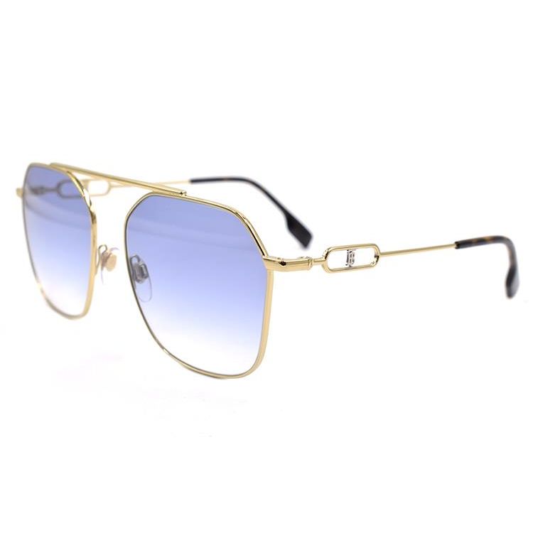 Burberry B. Monogram Exclusive Logo Pattern Series Sunglasses 3124 Women sunglasses Gold Gradient-Blue Purple B3124-1109/19-57