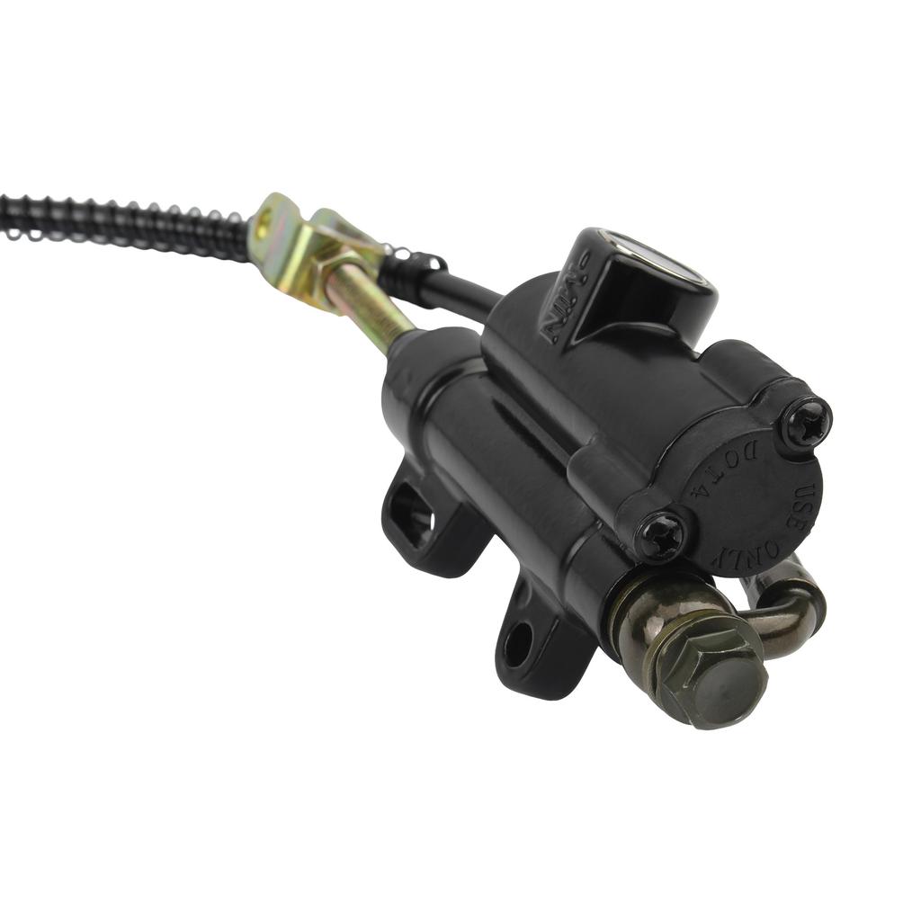Motorcycle Rear Hydraulic Foot Brake Assembly Caliper Master Cylinder for 50cc 90cc 110cc 125cc ATV Buggy Karting Quad Bike