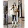 European winter new puff down jacket short hooded thickened down cotton clothing warm jacket women