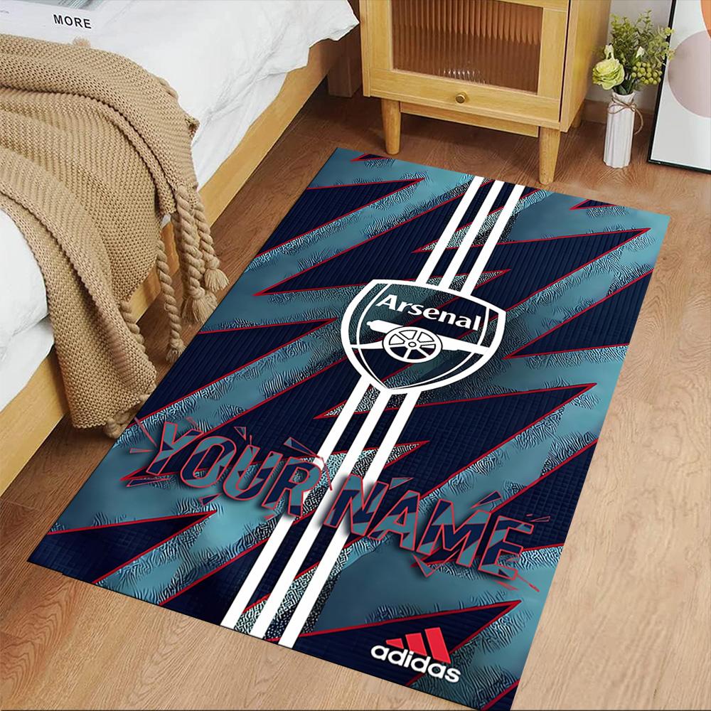Arsenal F.c. Customize Text Area Rug Suitable for Dormitory Living Rooms Balcony Bedrooms Antislip Carpet Office home decor